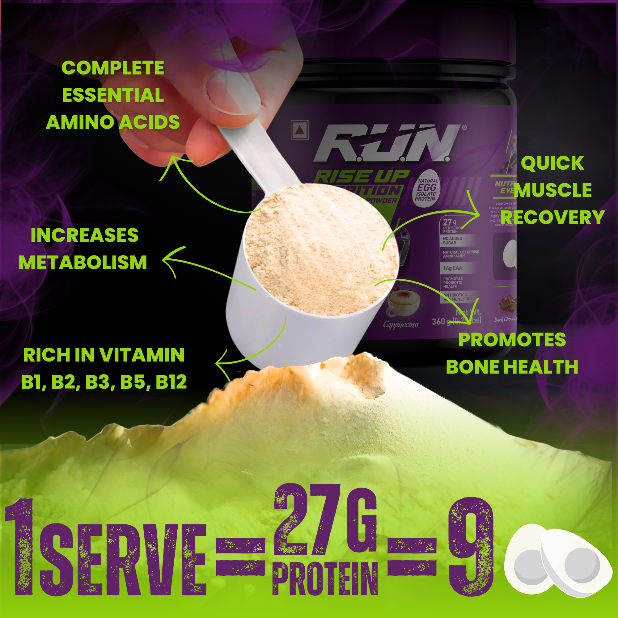 egg protein, egg white protein, protein powder