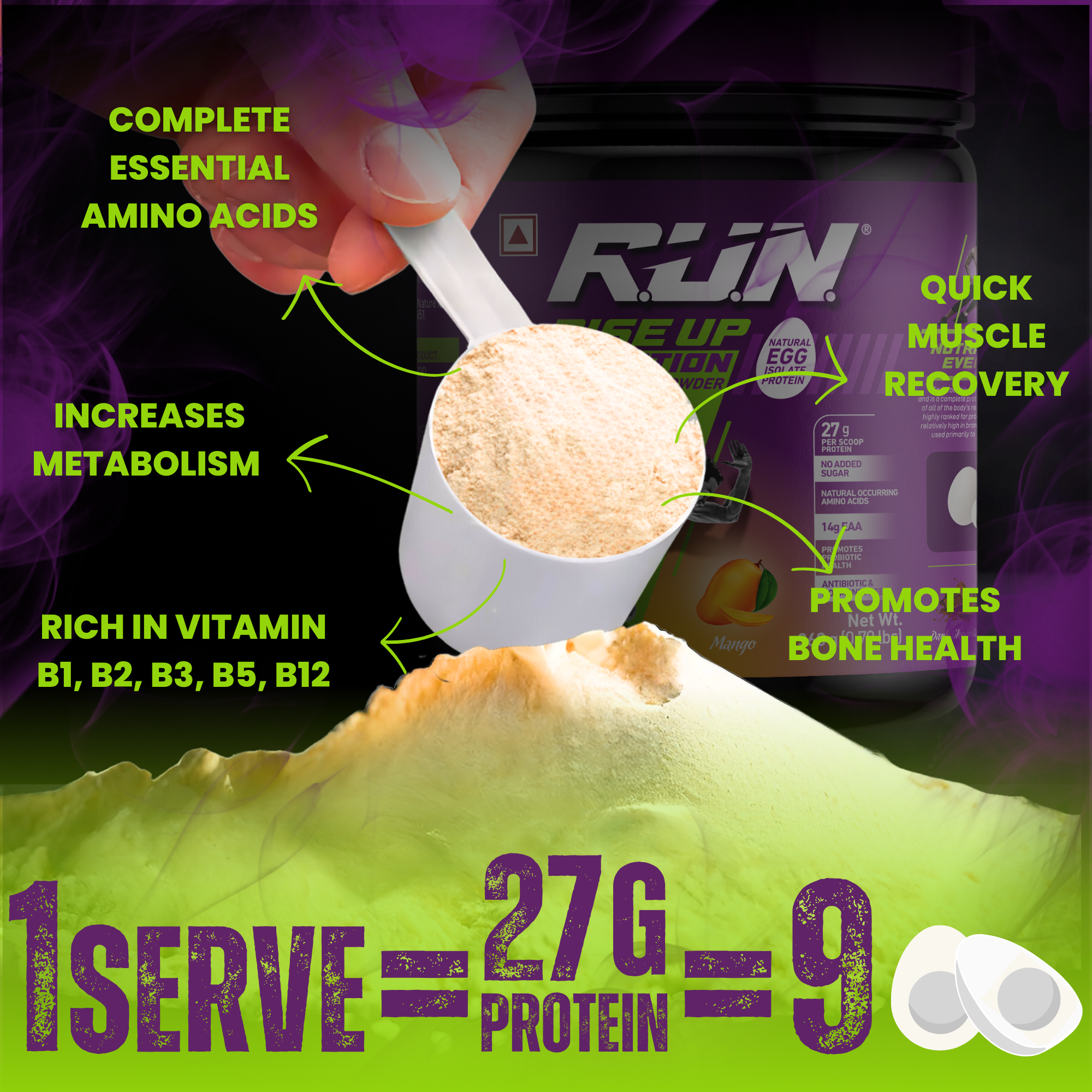 egg protein, egg white protein, protein powder